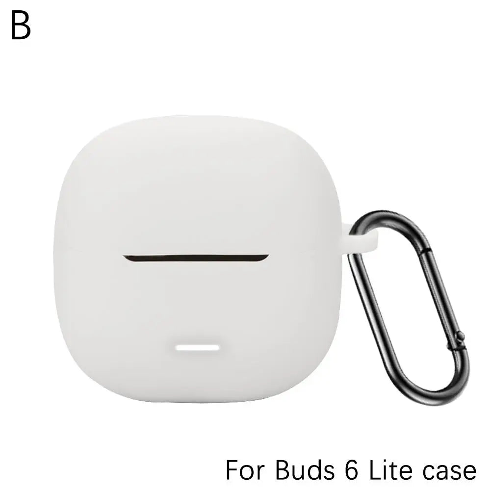 Redmi Buds 6 Lite Silicone Case Cover with Keyring