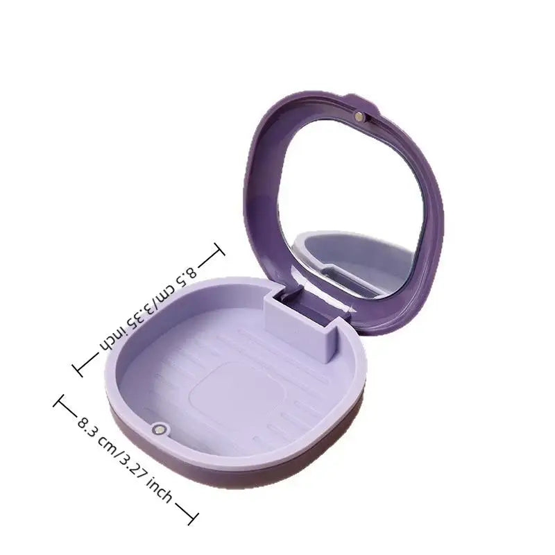1pcs Retainer Box Magnetic Cover Fake Teeth Denture Storage Case Mouth Guard Aligner Braces Orthodontics Container Oral Hygiene Oasis Select