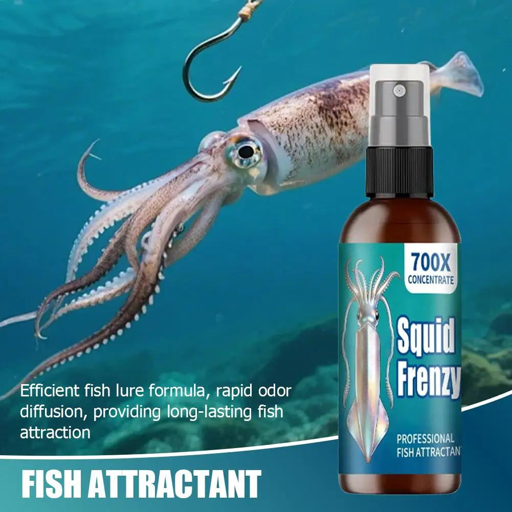 Squid Multi-Effect Fishing Liquid,Specially Designed,Quickly Stimulate Squid Hunger Professional Fishing Liquid Squid Attractant Oasis Select