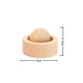 1pc Solid Wood Spherical Essential Oil Diffuser for Home Bedroom Aromatherapy To Eliminate Room Odors and Decoration Oasis Select beech