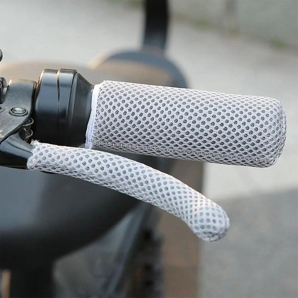 Motorcycle Handle Cover Non-Slip Breathable Sleeve Ice Silk Hand Grip Sleeve Universal Summer Electric Tricycle Handle Cover Oasis Select