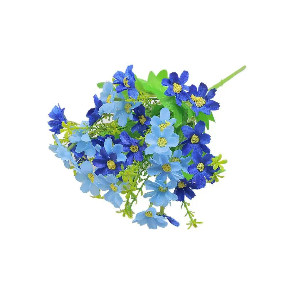 Artificial Silk Daisy Bouquet – Fake Wildflowers for Home & Wedding