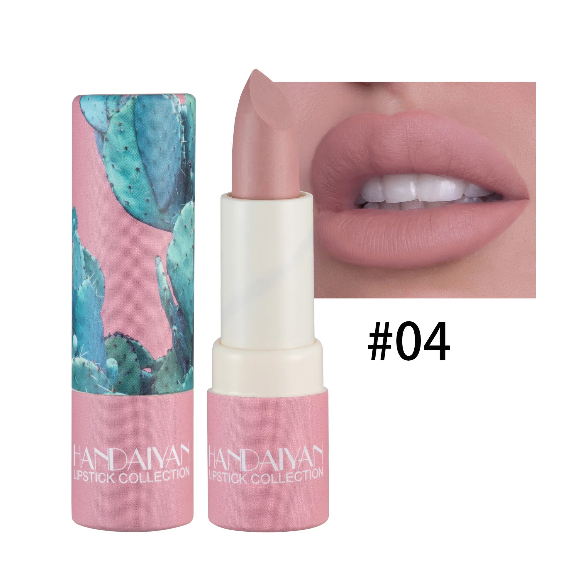 Handaiyan Velvet Matte Lipstick – 8 Shades, Waterproof & Moisturising