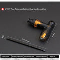 2 In 1 Household Screwdriver Home Repair Tool , Disassemble Magnetic Rotating Ratchet Screwdriver Kit For Furniture/Car/Computer Oasis Select B