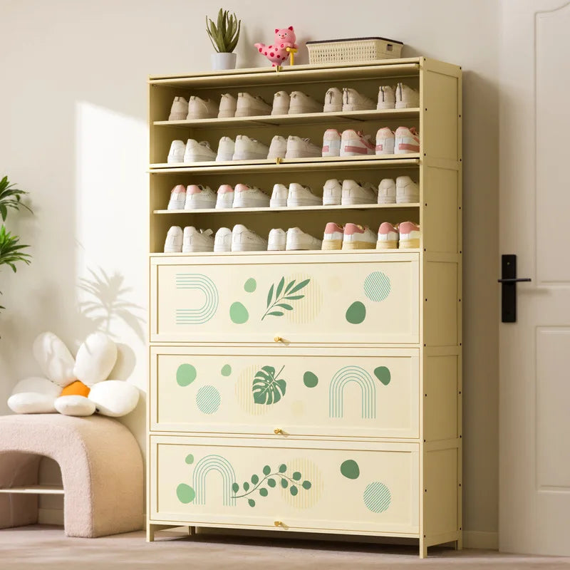 Household shoe cabinet against the wall, dust cabinet, floor storage cabinet, locker, simple shoe rack, storage cabinet Oasis Select