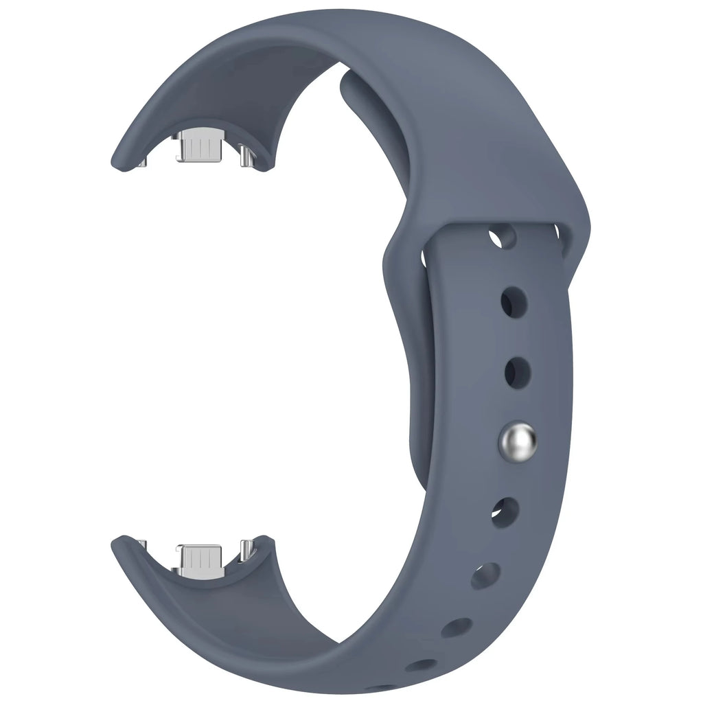 Silicone Sport Strap for Mi Band 10 / 9 / 8 – Flexible Replacement Watch Replacement Strap Oasis Select Blue For Xiaomi band 8
