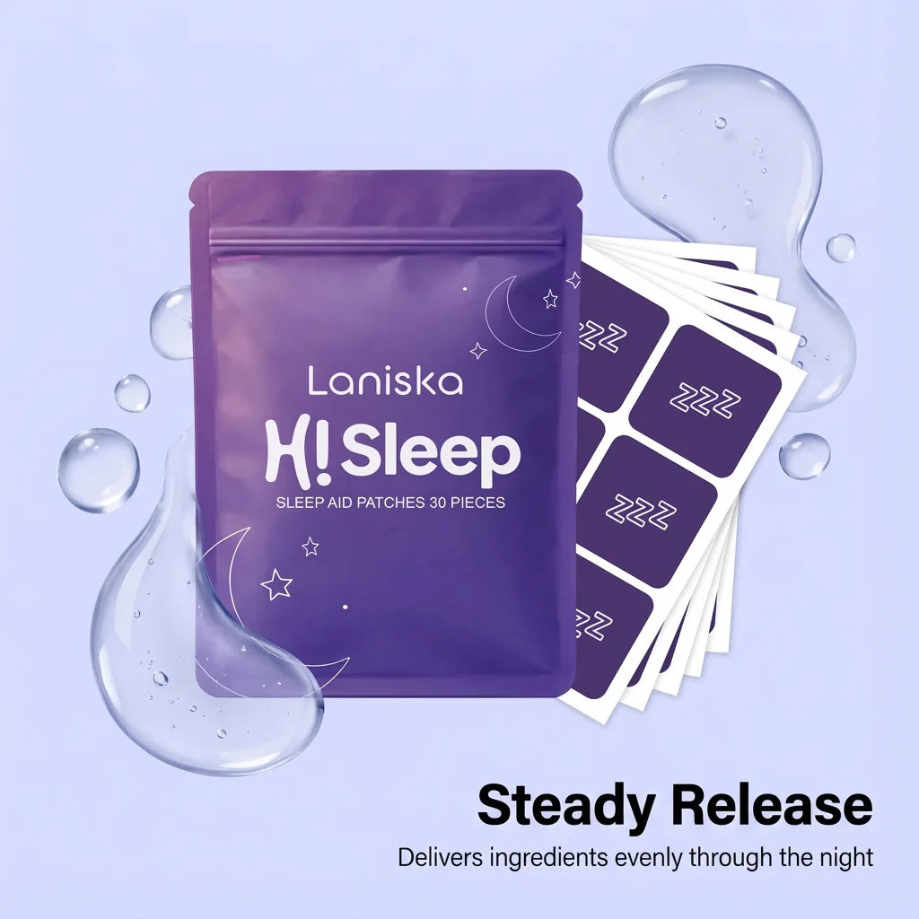 Laniska Sleep Care Patch – Nightly Relaxation & Restful Sleep Sleep Relaxation Patch Oasis Select