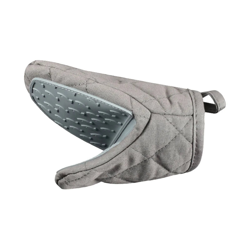 1pc Silicone Anti-scalding Oven Gloves Mitts Potholder Kitchen Silicone Gloves Tray Dish Bowl Holder Baking Oven Glove Hand Clip Oasis Select Gray