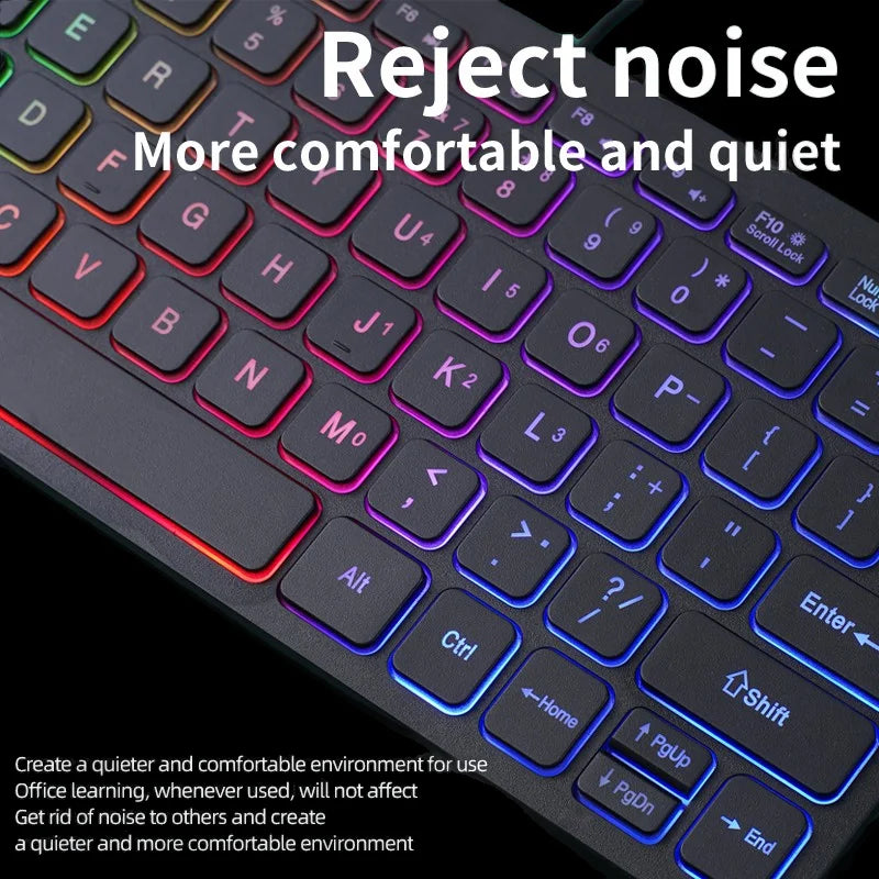 78Keys Wired Mini Keyboard, Chocolate Keycaps, Polychrome Backlight, Slim&Quiet, Multi-scene Application, USB, Compatible Laptop Oasis Select