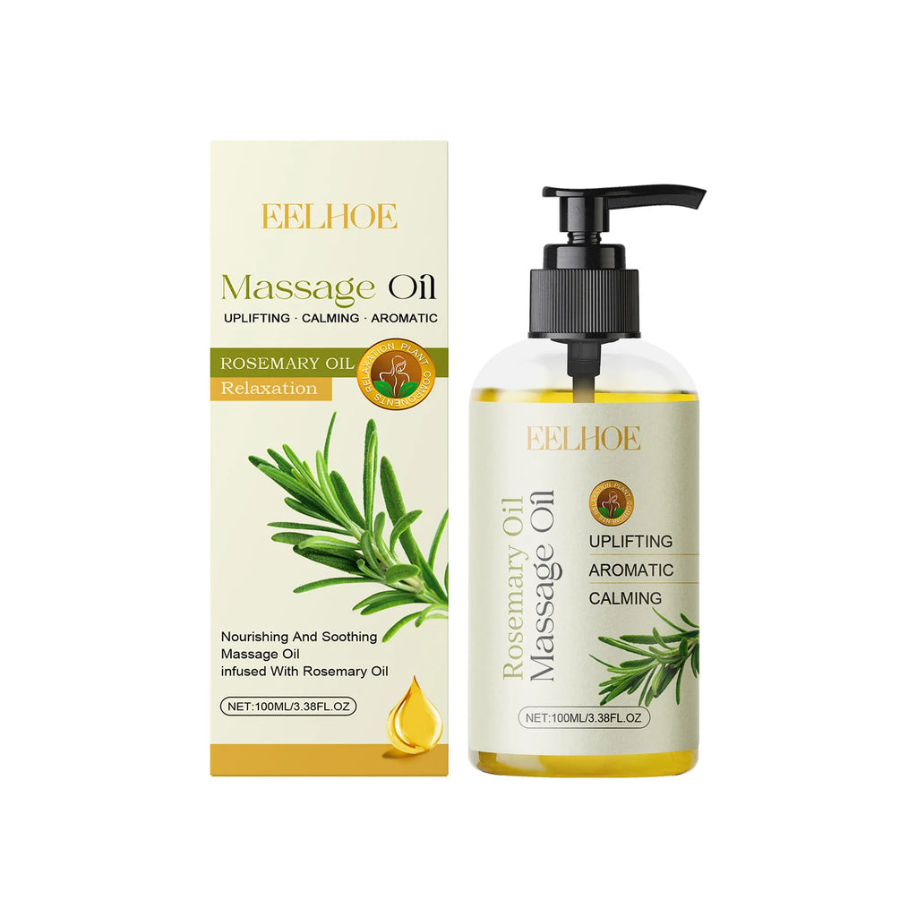 EELHOE Body Oil – Massage, Muscle Relief & Firming 100ml Massage Body Oil Oasis Select rosemary
