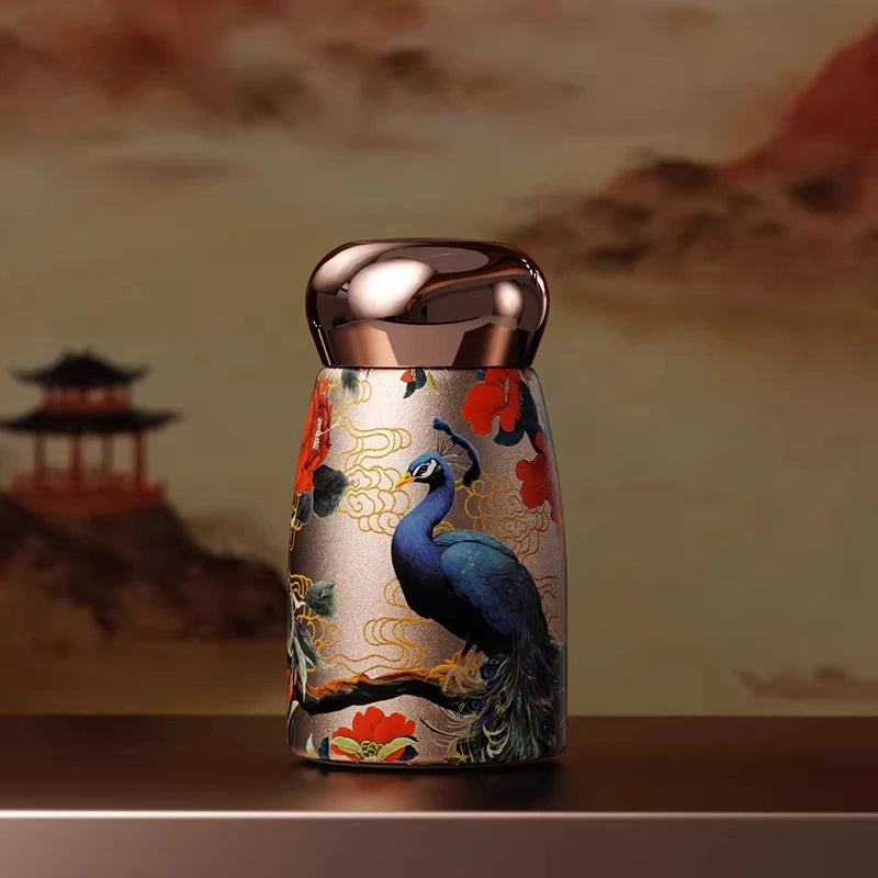 2025 New Mini Ceramic Thermos Cup Compact Portable Intelligent Temperature Lasting Insulation Small Capacity Water Cup Oasis Select