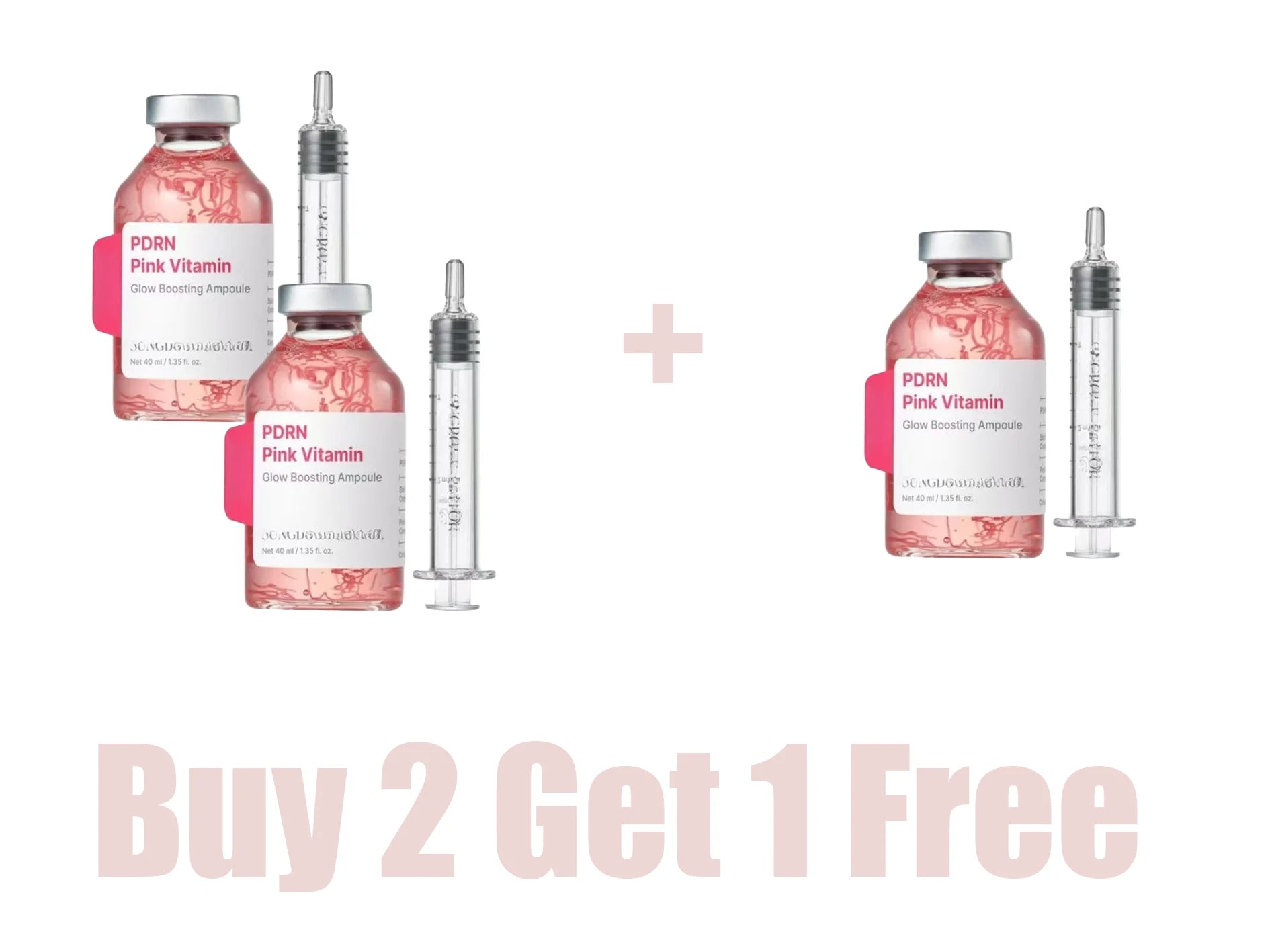 Deep Collagen Essence - Peptide Intensive Activation, Pink PDRN Stem Cell Ampoule, Brightening, Moisturizing, Skincare Oasis Select BUY 2 GET 1 FREE