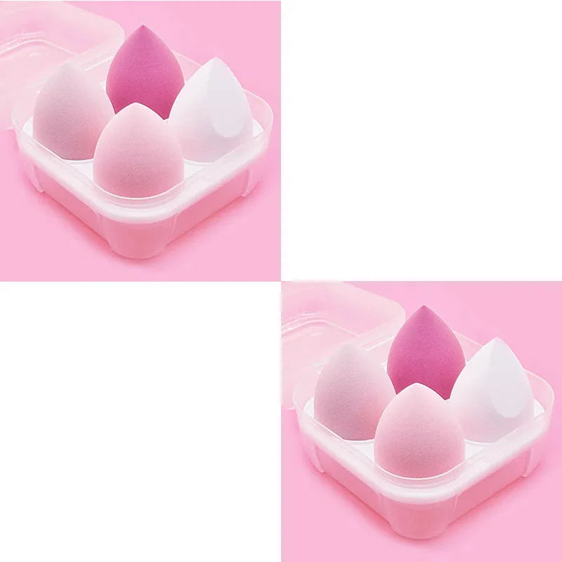 4/8/12/16pcs Makeup Sponge Blender Beauty Egg Cosmetic Puff Foundation Sponges Powder Puffs Women Make Up Accessories Oasis Select 8pcs pink boxes