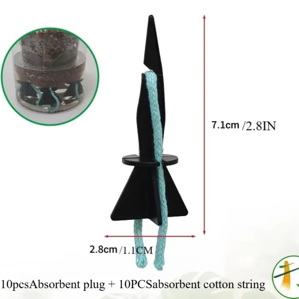 Adjustable Self-Watering Spikes Water-Absorbing Plastic Plant Watering Spikes Planting Tool Slow-Release Plant Ground Nails Oasis Select