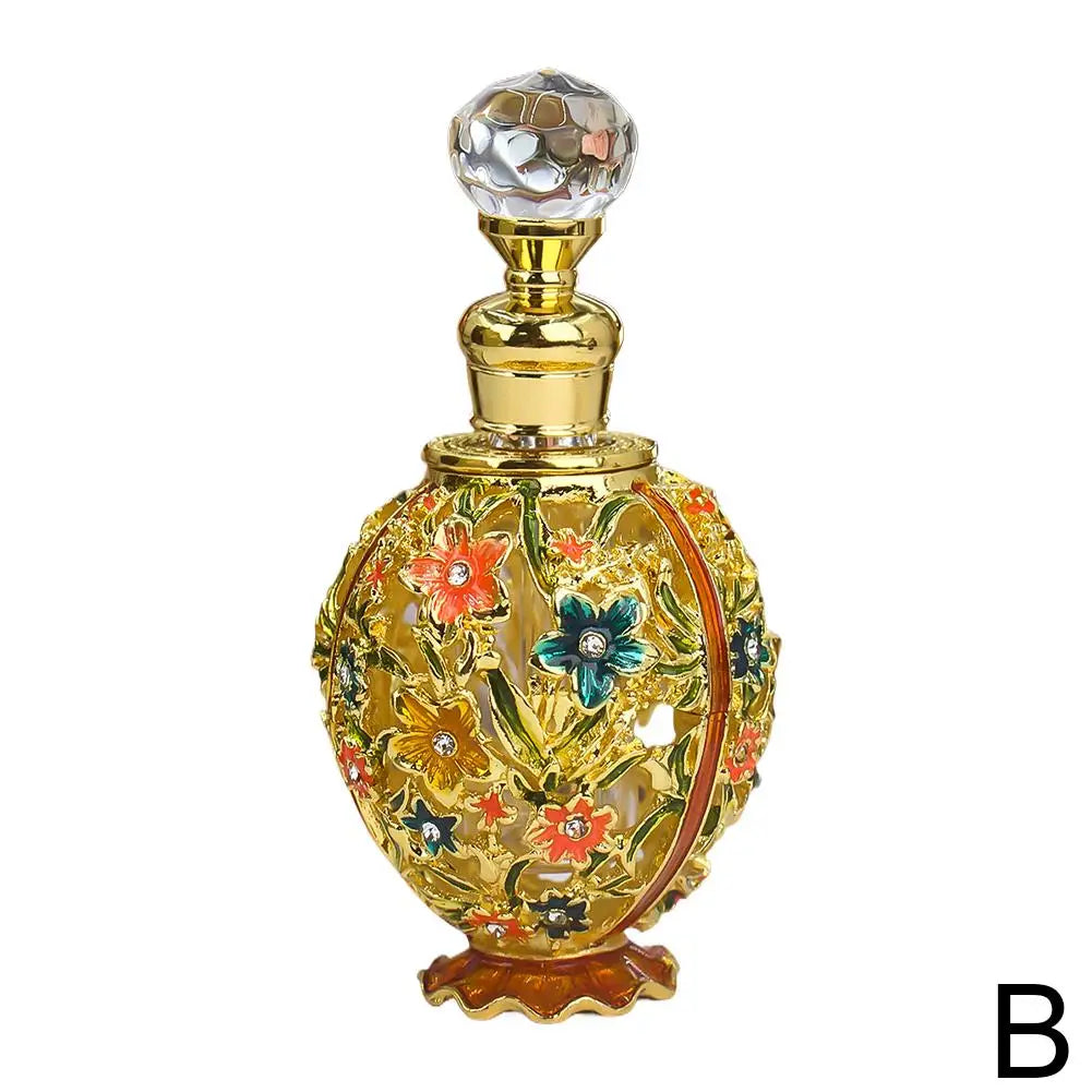Crystal Vintage Style Perfume Bottle Refillable Perfume Atomizer Perfume Dispensers For Beauty Salon Arab Style Oasis Select G 12ml