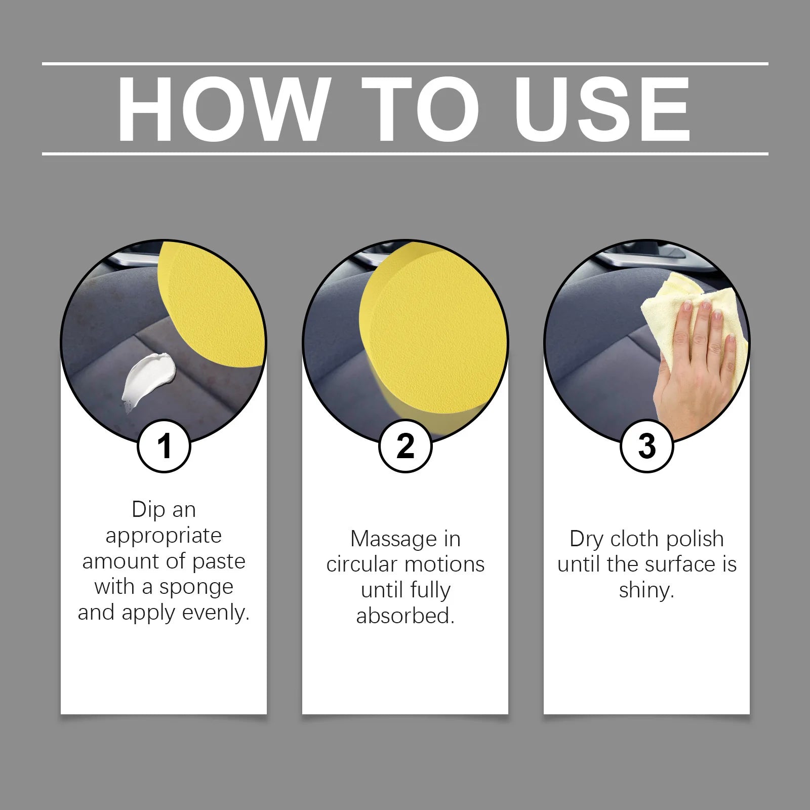 Leather Interior Care Cream Beeswax Caring Car Leather Restorer Interior Stain Removal Gloss Renew Protective Car Nourish Cream Oasis Select