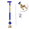 Creative Watering Irrigation Copper Plated Rotating Garden Supplies Double Nozzle Sprayer Double Head Sprayer Wild Sprayer Oasis Select blue