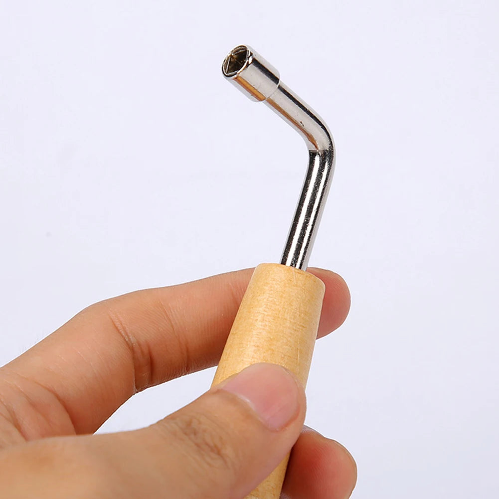 Guzheng Piano Tuning Hammer L-shape Square Wrench Tuner Spanner Tip String Pin Repair Tool For Piano Lyre Harp Tuning Tools Oasis Select