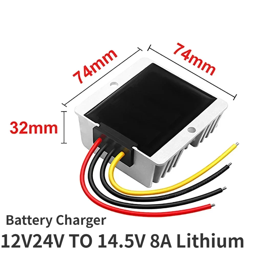 9V-36V 12V24V to 16.8V 13.8V 12.6V 14.5V 5A-20A 12V BOOST Lithium Battery Chargers DC DC Charger BUCK For Dual-battery System Oasis Select 14.5V 8A Lithium 9V-36V