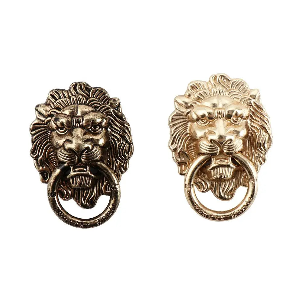 1 pcs Multi-use Retro Plating Door Decor With Back Glue Cabinet Pulls Door Handle Mobile Phone Holders Drawer Konbs Oasis Select