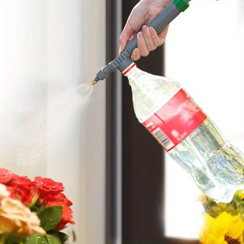 Garden Watering Artifact Beverage Bottle Sprayer Cola Spray Head Universal Reciprocating Pull-out Disinfection Watering Vegetabl Oasis Select