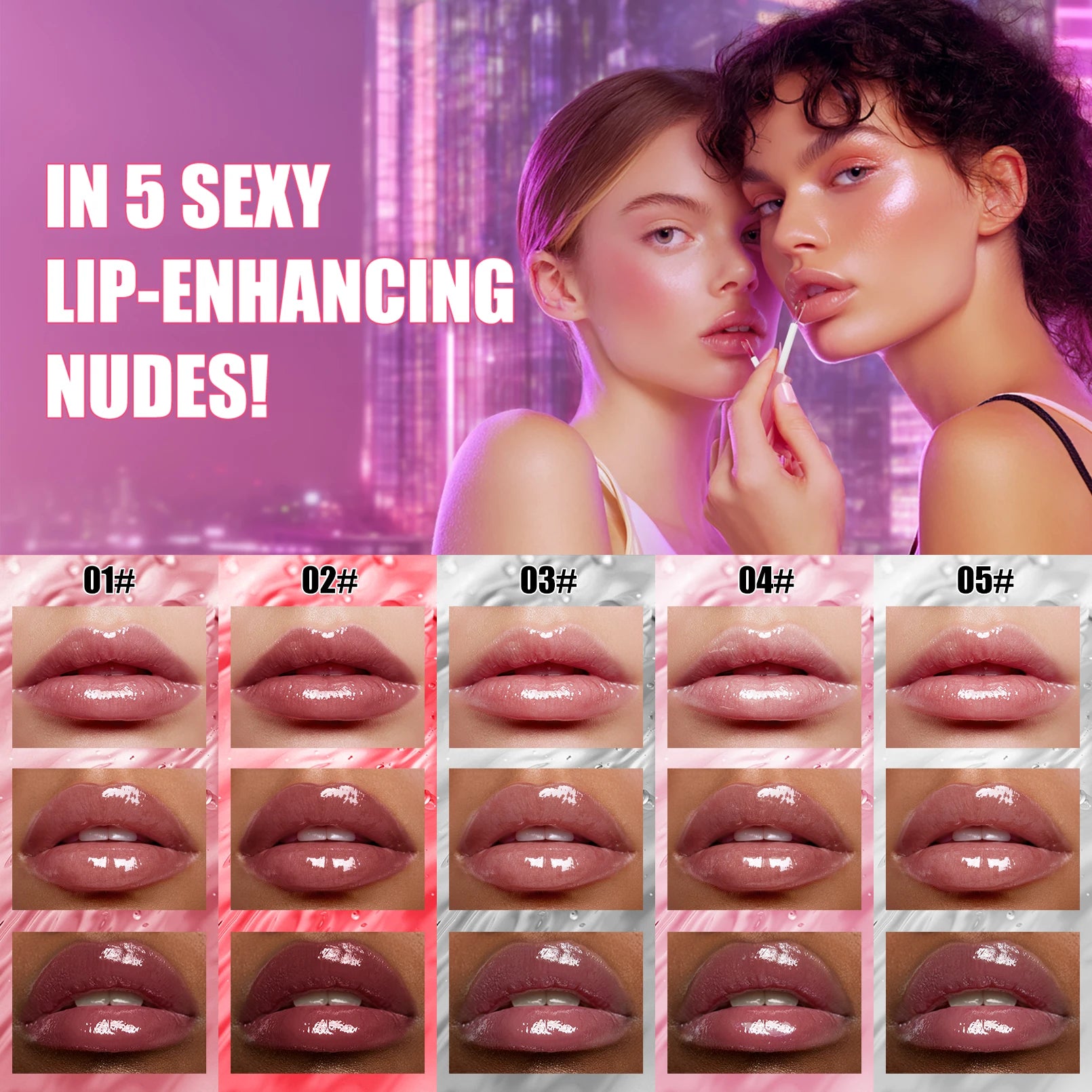 Lip Plumper Gloss – Moisturizing, Transparent & Fragrance-Free