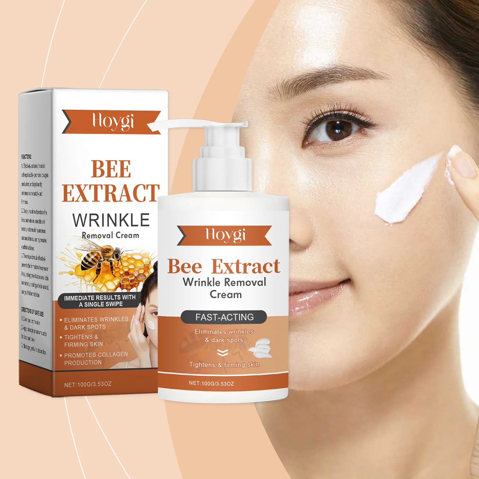 Hoygi Bee Venom Firming Face & Body Cream – Anti-Aging 100g
