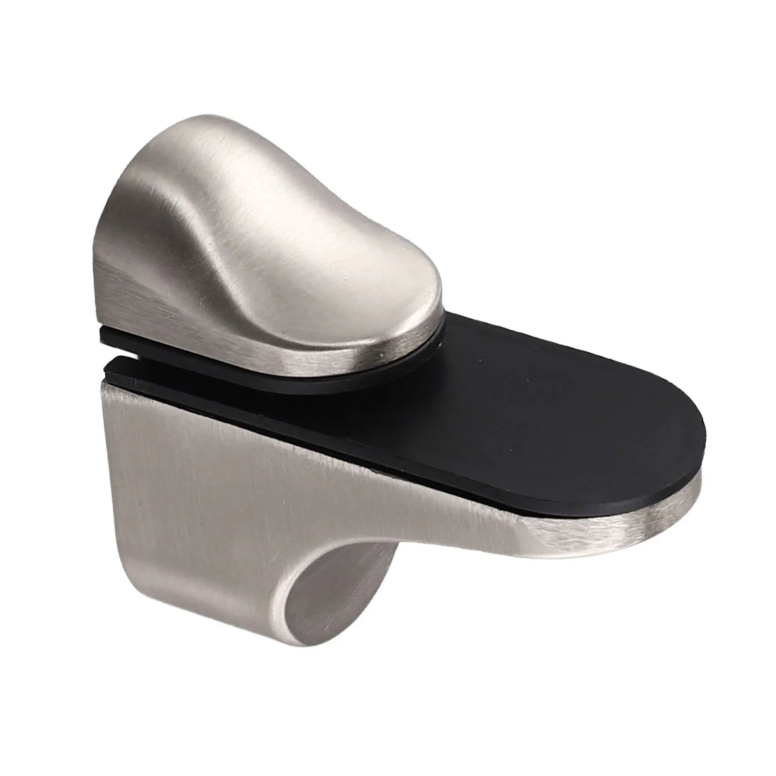 Glass Shelf Holder Clamps Adjustable Glass Shelf Bracket Polished Chrome Wall Wood Shelves Support Shelf Brackets Home Hardware Oasis Select silver