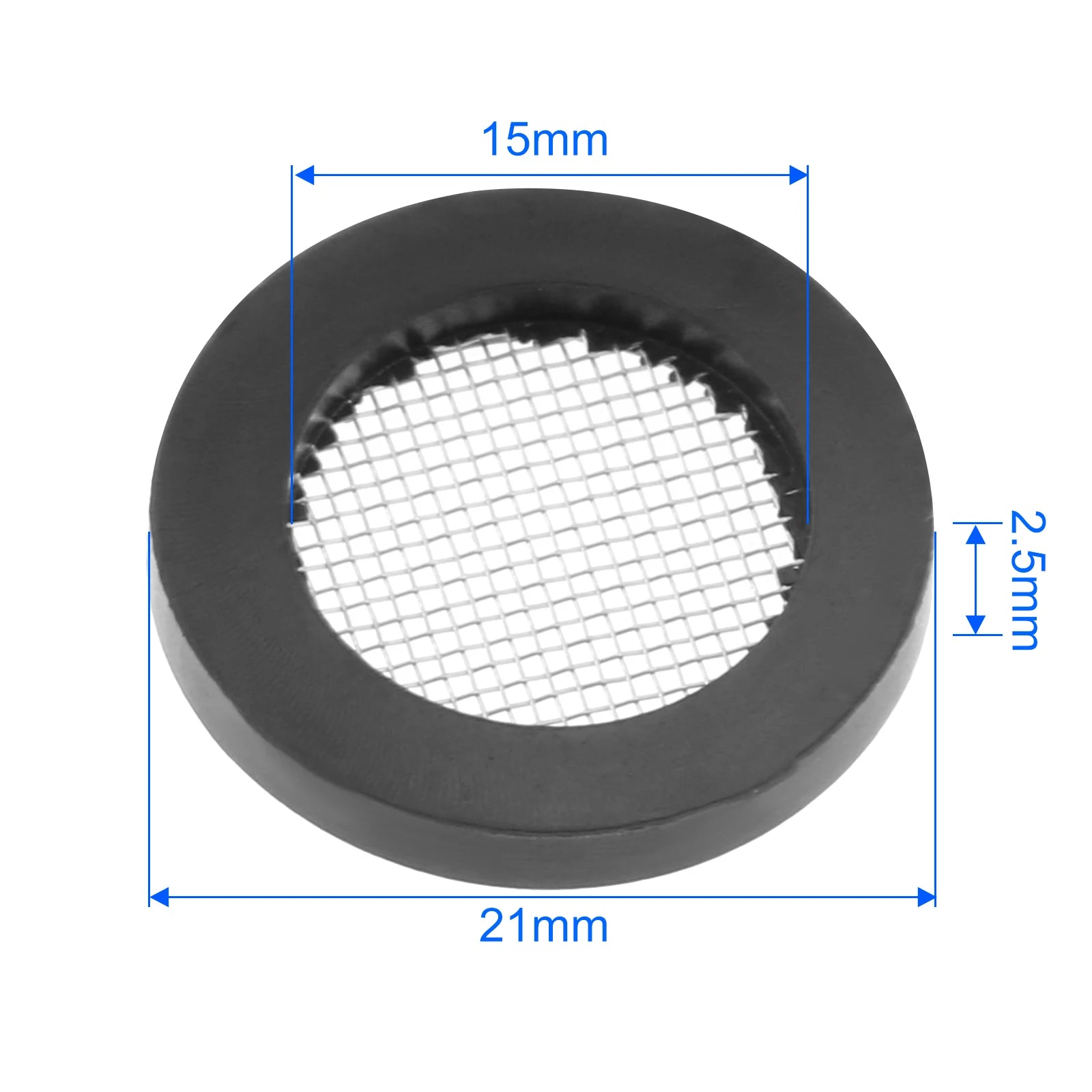 10/40PCS Filter Washer Gasket NBR Rubber Seal Pad 19/22/26/30mm Anti-Corrosion for Shower Garden Hose Washing Machine Faucet Oasis Select 21mm Black