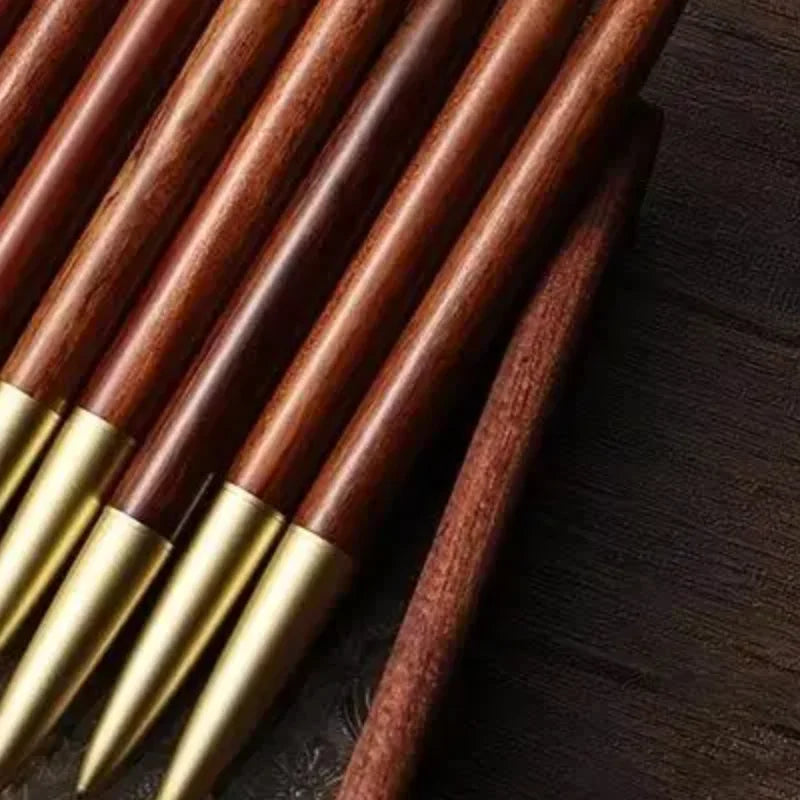 Zodiac Wooden Retractable Roller Ball Pens Smooth Writing Signature Executive Business Ball Point Vintage Gift Pen Oasis Select