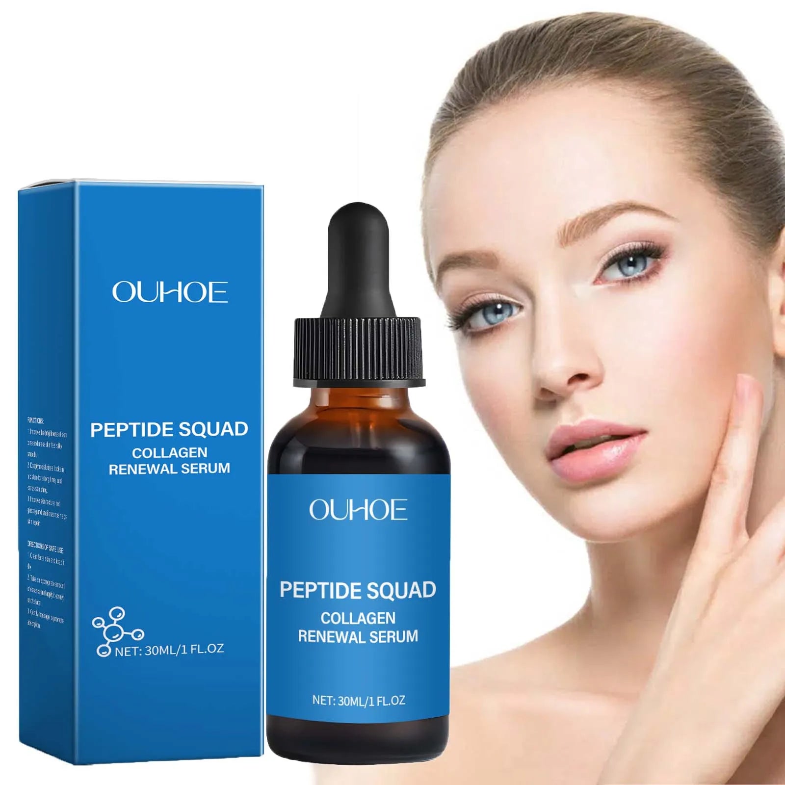 Collagen Polypeptide Facial Serum – Firming & Fine Lines Anti-Aging Face Serum Oasis Select