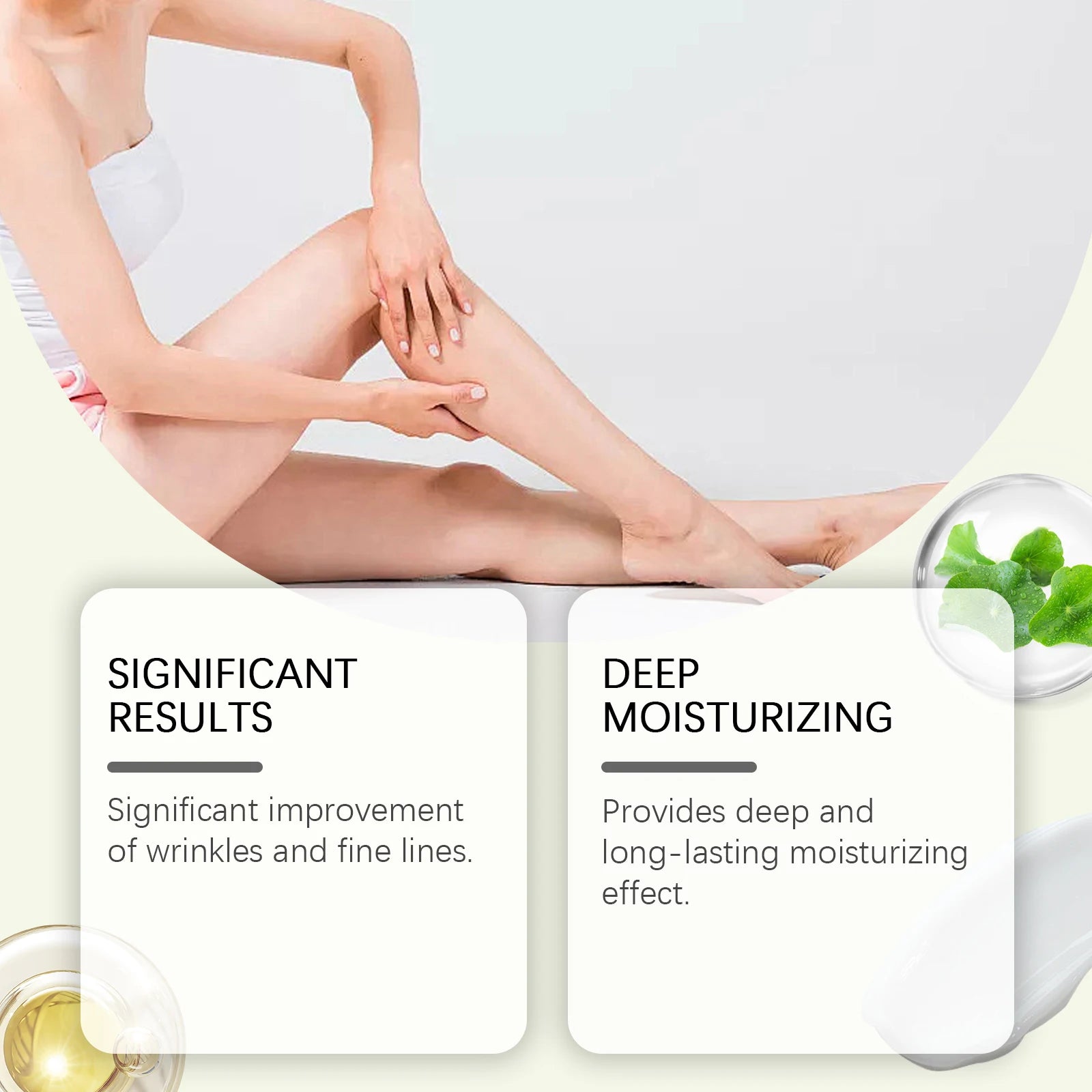 Hoygi Anit-Wrinkle and Fine Line Collagen Body Cream Moisturizing Firming Hydrating and Smoothing Body Care Lotion Oasis Select