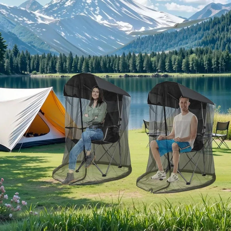 Portable Outdoor Detachable Mosquito Net Easy Setup Foldable for Garden Courtyard Fishing Camping Travel Patio Rocking Oasis Select