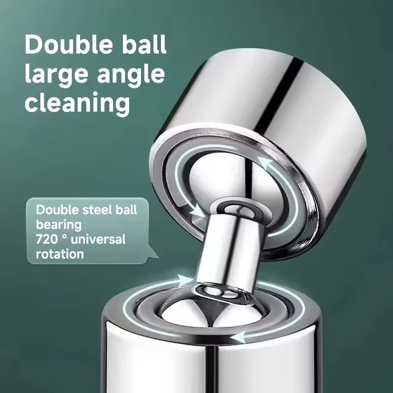 3-Mode Kitchen Faucet Aerator Extender – Splash-Proof Filter