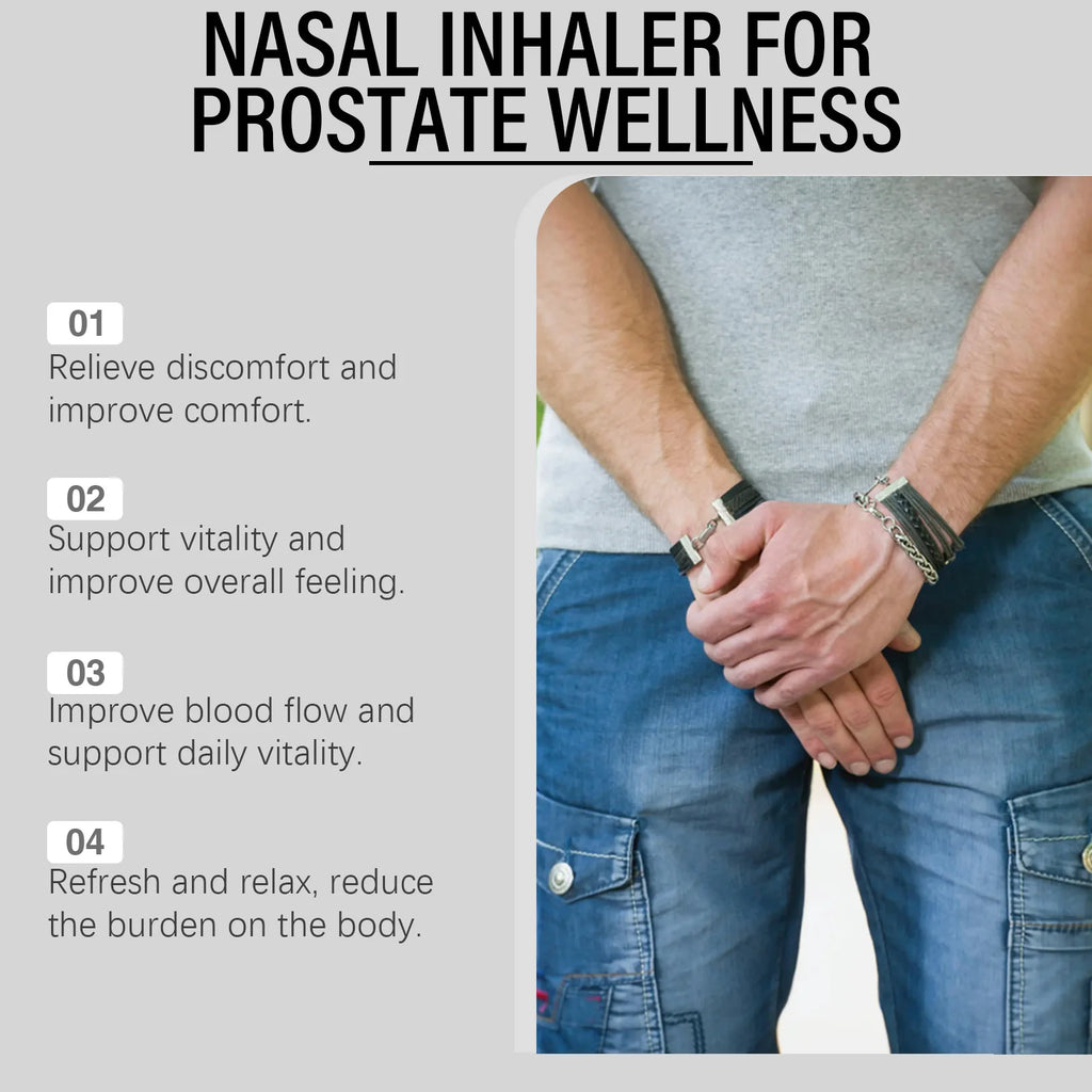 Ximonth Prostate Care Nasal Inhaler – Natural Plant Formula Prostate Care Inhaler Oasis Select