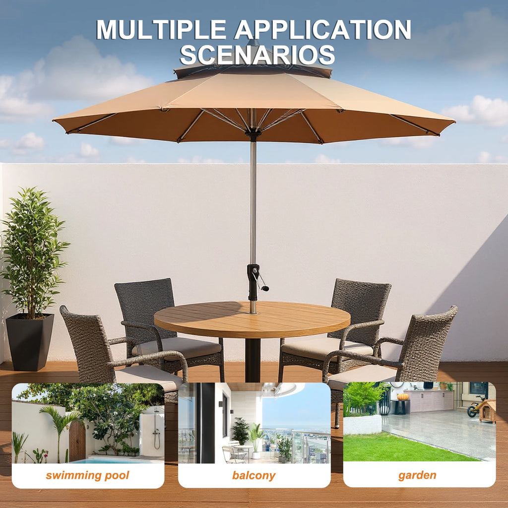 Outdoor Patio Umbrella UV Protection Outdoor Table Umbrella Market Umbrella Oasis Select