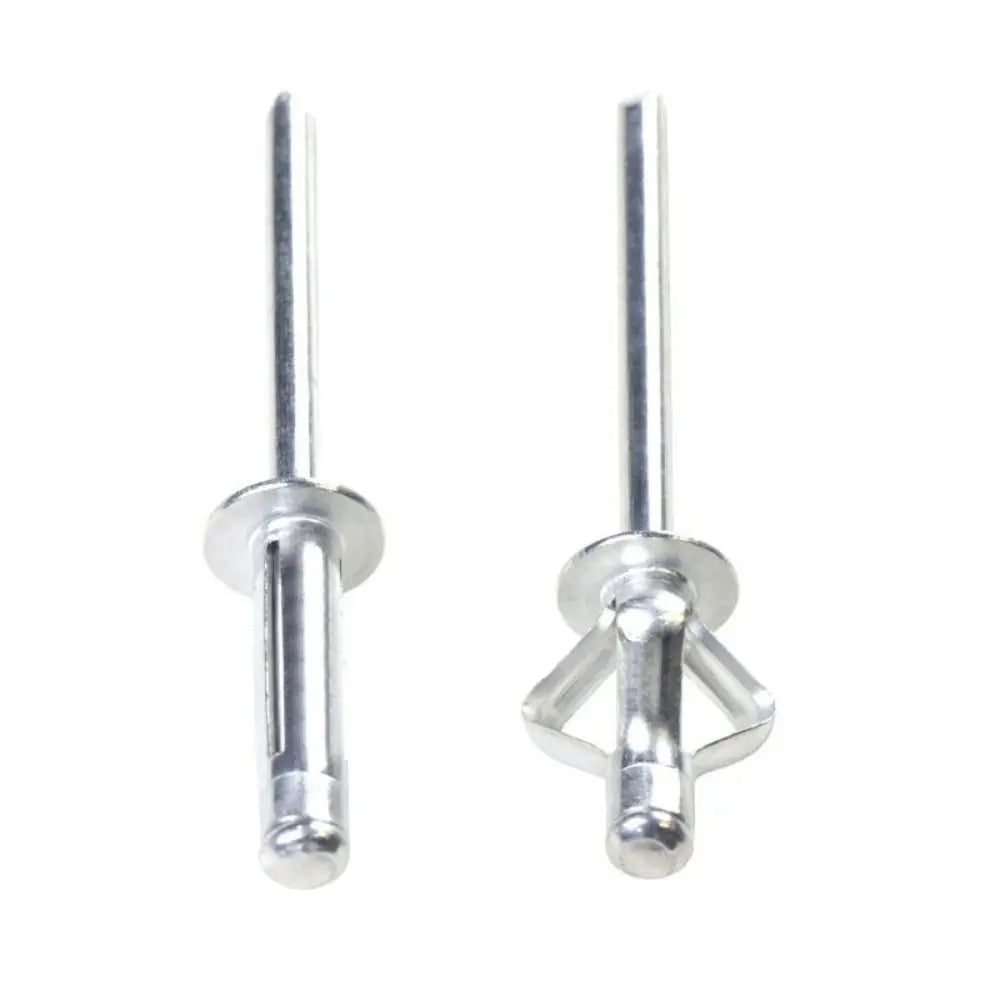 50pcs Tri-Fold Blind Rivets 3.2 4.0 4.8mm Aluminum Alloy Silver