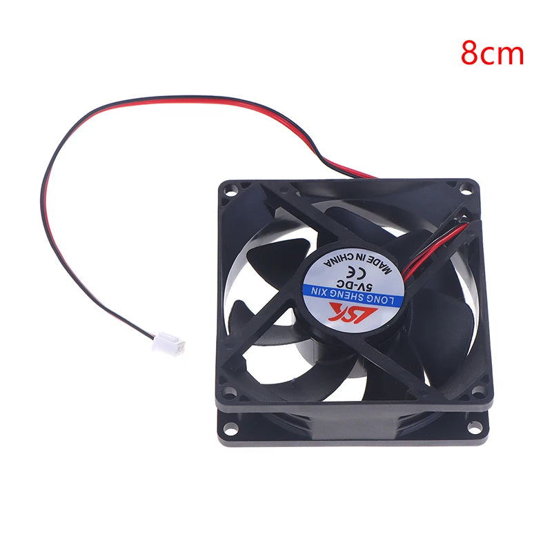 5V/12V/24V Cooling Turbo Fan Brushless 3D Printer Parts 2Pin For Extruder DC Cooler Blower Part Black Plastic Fans Oasis Select 5V 8CM