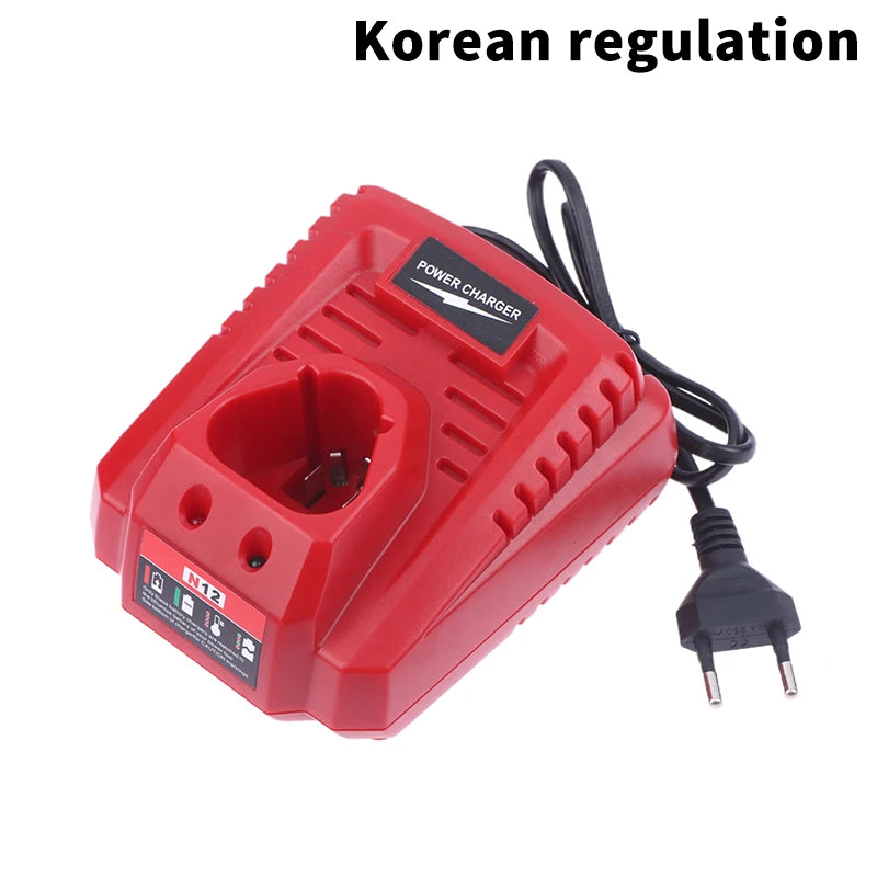 Power Tool Parts For M12 N12 Lithium-Ion Battery Charger 3A Fast Charging Replacement 48-11-2401 48-11-2402 C12B C12BX Oasis Select A5