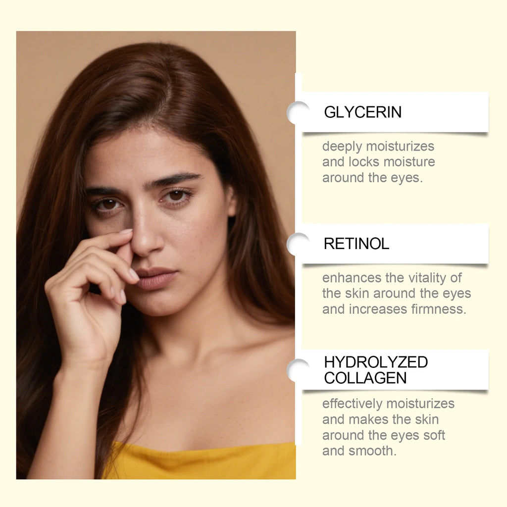 Hoygi Retinol Eye Cream – Dark Circles, Puffiness & Wrinkles Retinol Eye Cream Oasis Select