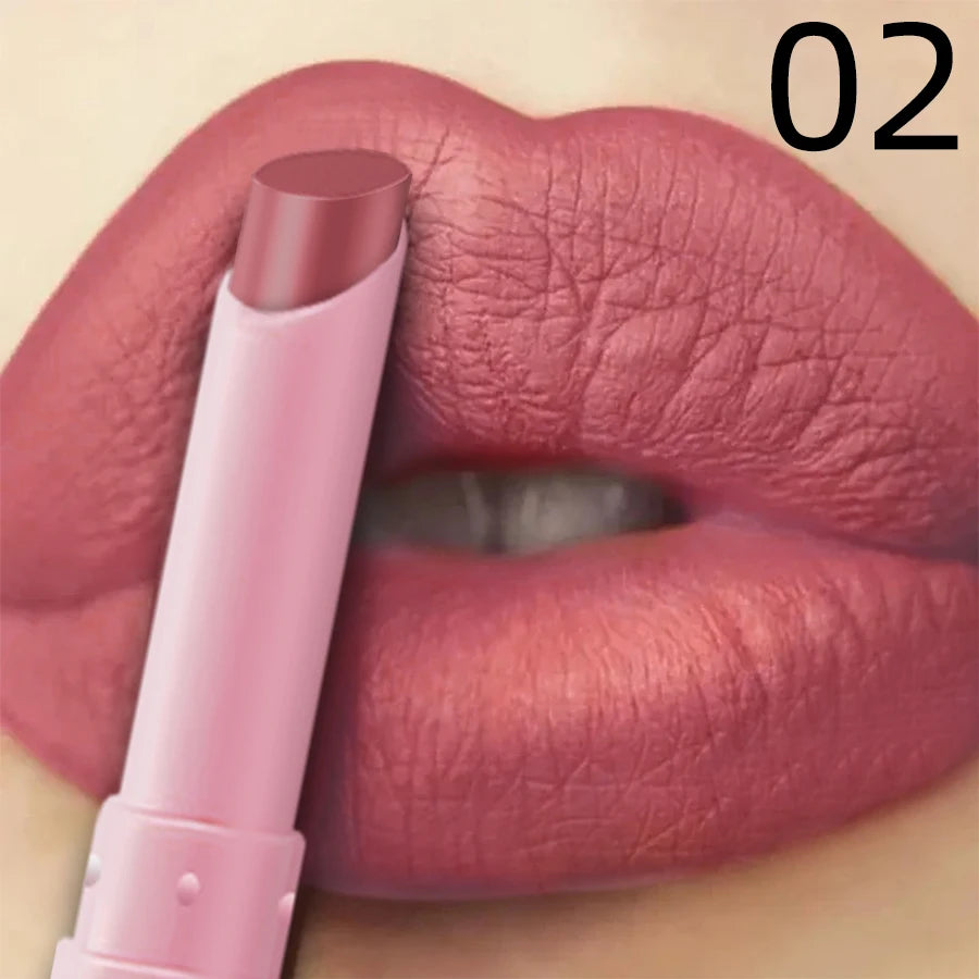 KAFURUX 15-Color Velvet Matte Lipstick – Long-Lasting Lip Tint