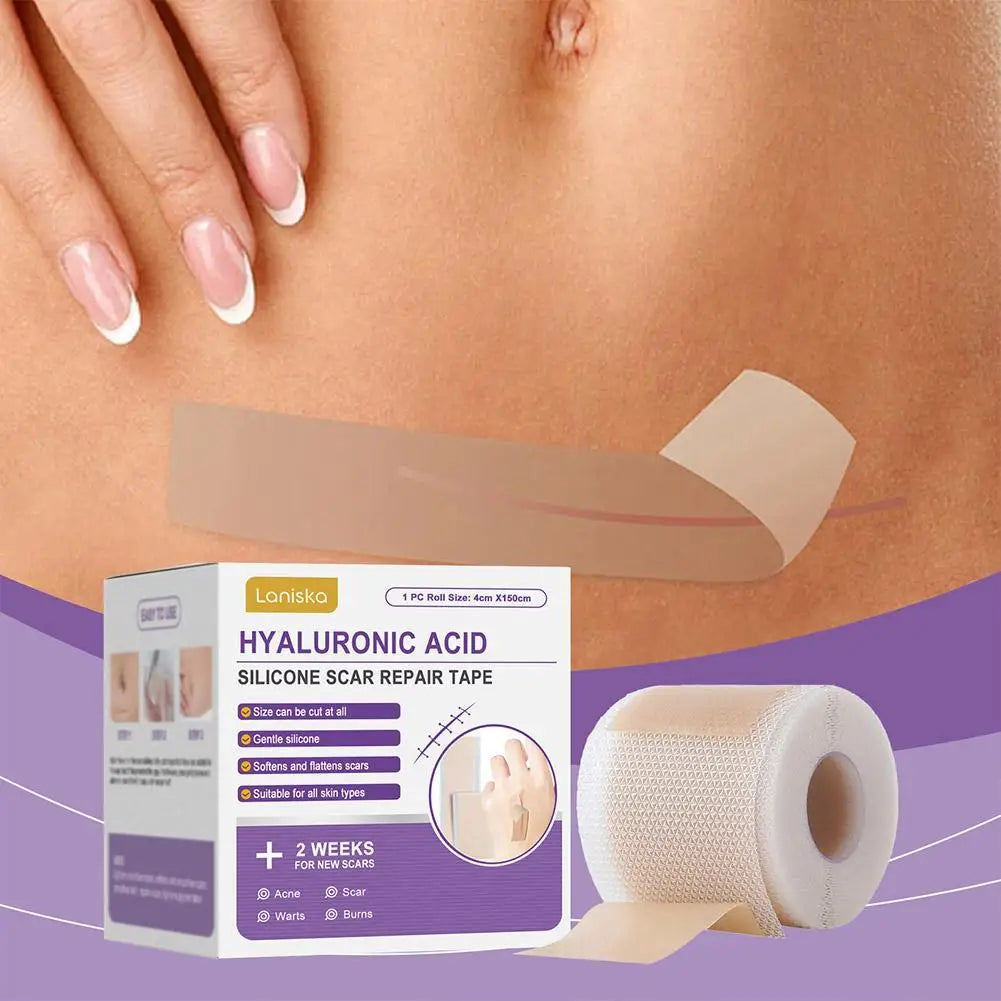Scar Tape Roll For Surgical Scars Self-Adhesive Tape Therapy Patch Burn Acne Skin Care Silicone Scar Sheets,Silicone Scar Tape Oasis Select