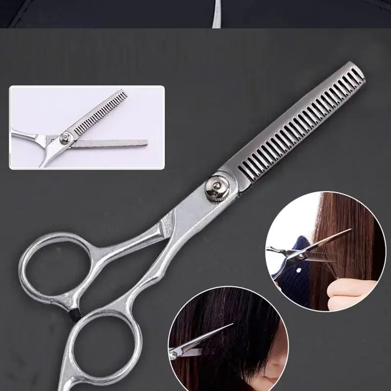 Professional Hairdressing Haircut Scissors 6 Inch Barber Shop Hairdresser's Cutting Thinning Tools High Quality Salon Set Oasis Select