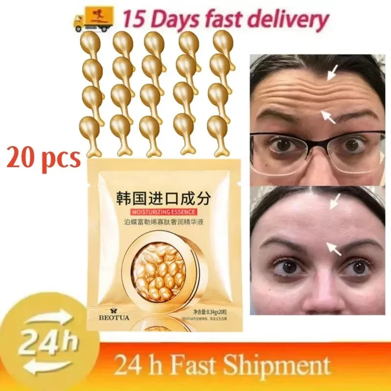 20-Pack Hyaluronic Acid Capsule Serum – Anti-Aging & Brightening Face Serum Capsules Oasis Select 20PCS-1 pack