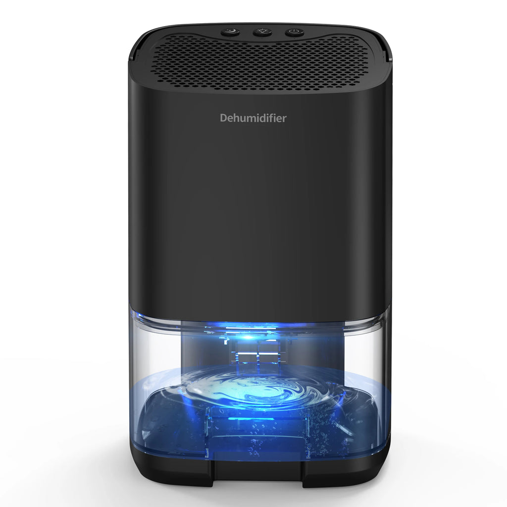 1pc 1000ml Portable Dehumidifier for Home Office and RV Eliminate Damp Mold and Moisture Easy to Use and Energy Efficient Oasis Select black US Plug