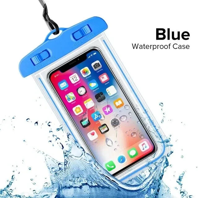 Outdoor Universal Waterproof Pouch Swimming Beach Dry Bag Case Cover Holder For Iphone Samsung Xiaomi Swim Waterproof Bag Oasis Select Blue