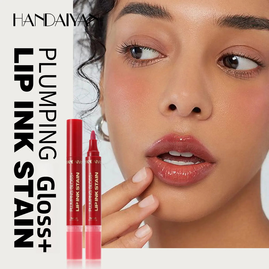 Handaiyan 2-in-1 Liquid Lip Liner & Gloss – Waterproof, Long-Lasting
