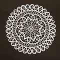 20cm Cotton Crochet Table Placemat French Embroidered Lace Coaster Cloth Coffee Mug Dining Mat Pad Wedding Banquet Home Decor Oasis Select Style 9
