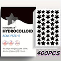 200/400pcs Black Star Hydrocolloid Acne Patch Fashion Ultrathin Breathable Acne Covering Hydrocolloid Patch Beauty Acne Patch Oasis Select 400PCS