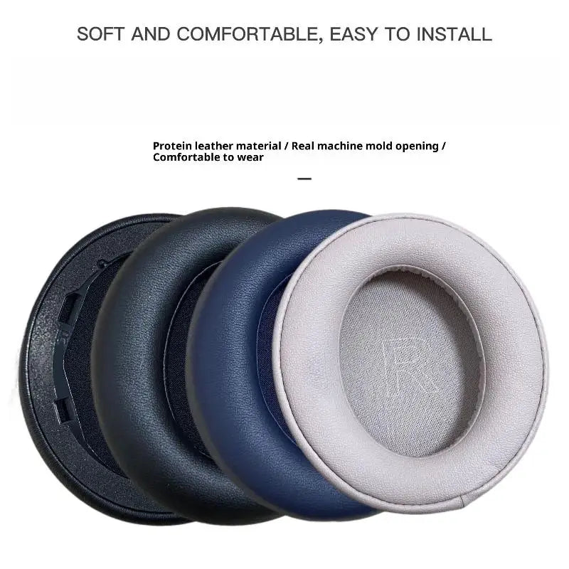 2Pcs Headphones Earmuffs Mesh Memory Covers Sponge Protein Earphone Pads For Anker Soundcore Life Q30 Q35 Replacement Earpads Oasis Select